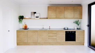 Clerkenwell Standard Natural Oak EKES Set Shot Single Wall CAD