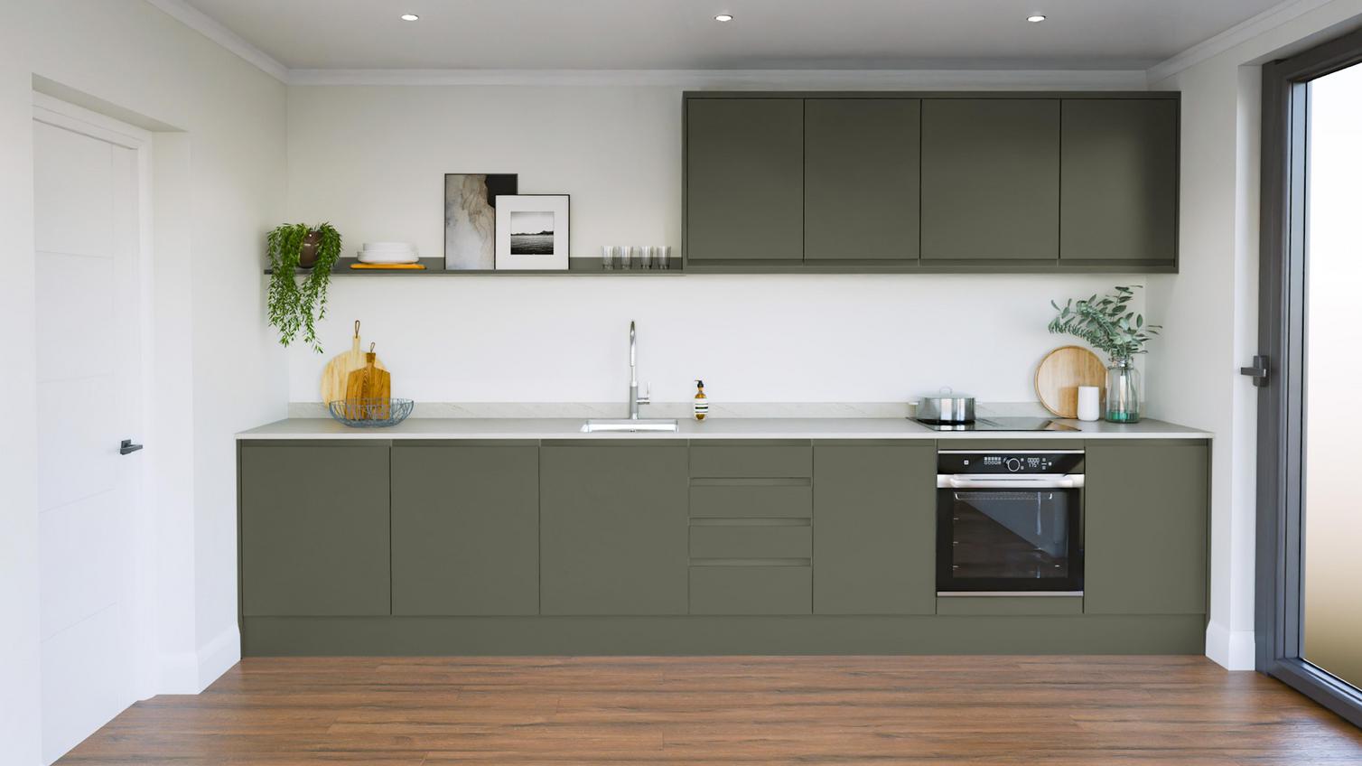 Clerkenwell Super Matt Ash Green EKES Single Wall