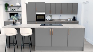 Greenwich Standard Slate Grey EKES Island