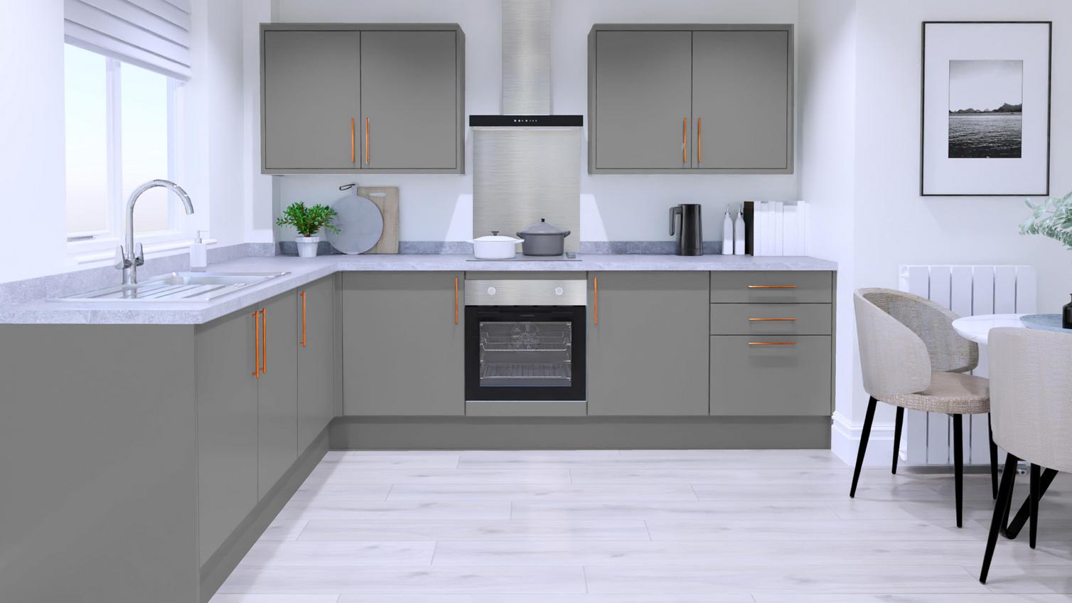 Greenwich Standard Slate Grey EKES L Shape