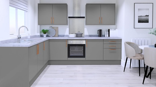 Greenwich Standard Slate Grey EKES L Shape