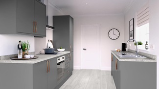 Greenwich Standard Slate Grey EKES Galley