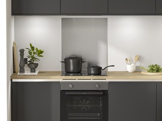 Greenwich Super Matt Charcoal Handleless Cameo