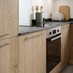 Brushed Nickel Thin Square D Handles