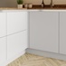 Greenwich Dove Grey Handleless Corner detail