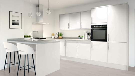 Greenwich Gloss White EKES Peninsula Main Set Shot