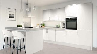 Greenwich Gloss White EKES Peninsula Main Set Shot