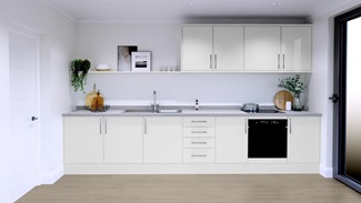 Greenwich Gloss White EKES Single Wall Main Set Shot