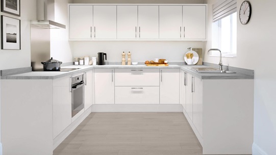 Greenwich Gloss White EKES U Shaped Main Set Shot