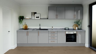 Greenwich Gloss Slate Grey EKES Single Wall Main Set Shot