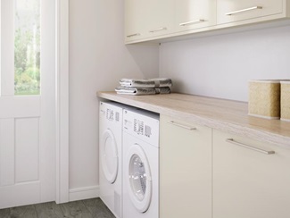 Greenwich Gloss Ivory Utility Room