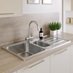 Greenwich Gloss Ivory Lamona Rumsworth 1.5 Bowl Sink with Lamona Rienza Tap
