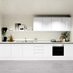Greenwich Gloss Handleless White EKES Single Wall