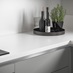 Greenwich Gloss Handleless Slate Grey Worktop Cameo