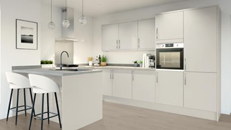 Greenwich Gloss Sandstone EKES Peninsula Main Set Shot