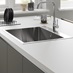 Greenwich Croft Grey Handleless Tap and Sink