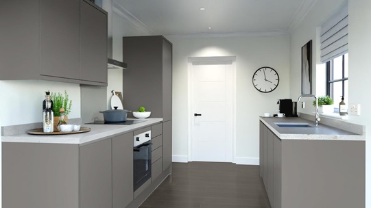 Greenwich Croft Grey Handless EKES Galley 
