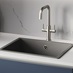Greenwich Marine Blue Handleless Sink and Tap