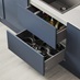 Greenwich Marine Blue Handleless Storage