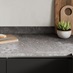 Greenwich Charcoal Handleless Detail Lifestyle WorktopAndUpstand