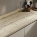 Greenwich Gloss Sandstone Handleless Worktop Cameo