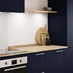 Chelford Navy Solid Oak Worktop and Upstand