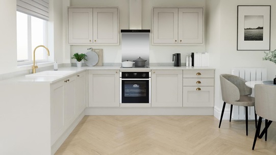 Chelford Dove Grey EKES L Shape Main Set Shot