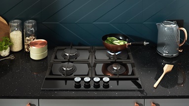 Lamona gas on glass hob