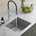 Chelford Reed Green Handleless C2-Sink&Tap