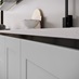 Chelford White Handleless Linear Detail