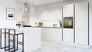 Chelford White Handless EKES Peninsula