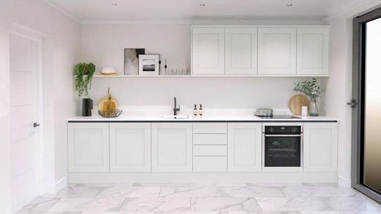 Chelford White Handless EKES Single Wall