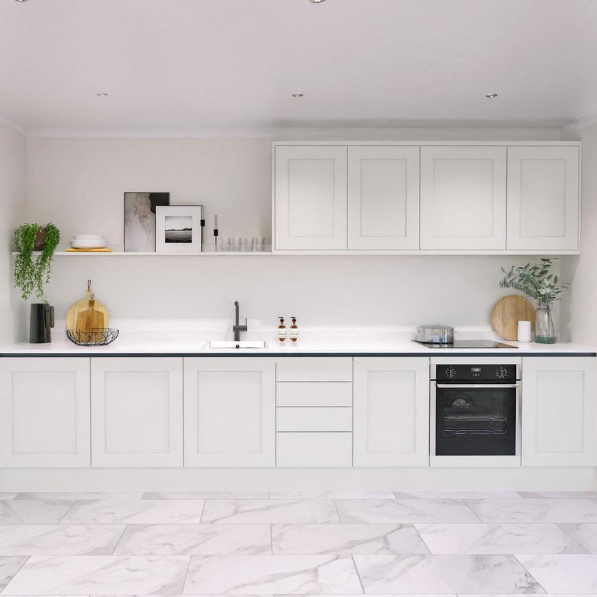 Chelford White Handless EKES Single Wall