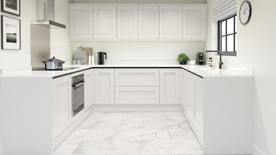 Chelford White Handless EKES U Shape