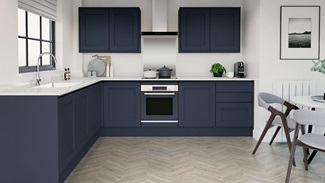 Chelford Navy Handless EKES L Shape Main Set Shot