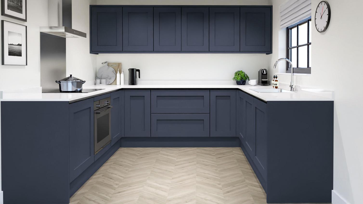 Chelford Navy Handless EKES U Shape Main Set Shot