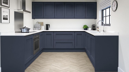 Chelford Navy Handless EKES U Shape Main Set Shot