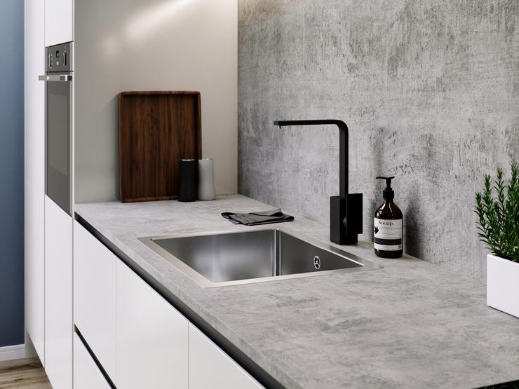 Balham Gloss Grey - Sink (WK29)