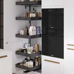 Hockley Super Matt White Storage Larder Additional