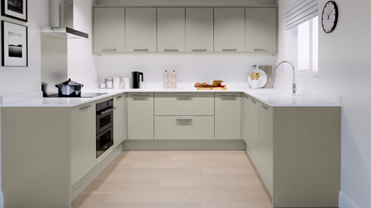 Hockley Super Matt Sandstone EKES UShape Main Set Shot