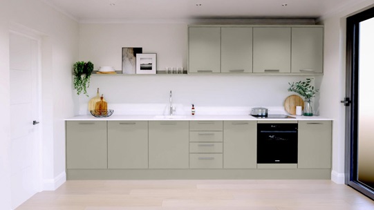 Hockley Super Matt Sandstone EKES Single Wall Main Set Shot