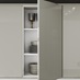 Hockley Mirror Gloss Sandstone Cupboard Interior Cameo