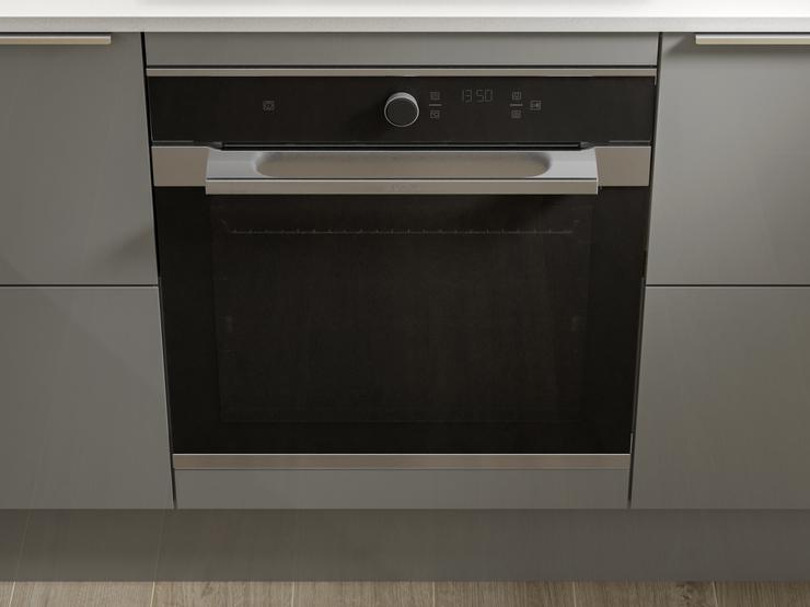 Hockley Mirror Gloss Slate Grey and Dove Grey Oven
