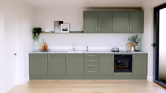 Hockley Super Matt Reed Green Single Wall