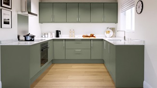 Hockley Super Matt Reed Green U Shape