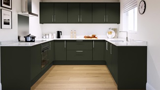 Hockley Super Matt Fir Green EKES U Shape