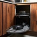 Hockley Textures Walnut Handleless and Hockley SM Black Handlelessk Influencer Josh & Dan Pull Out Corner Storage