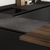 Hockley Super Matt Black Handleless Worktop