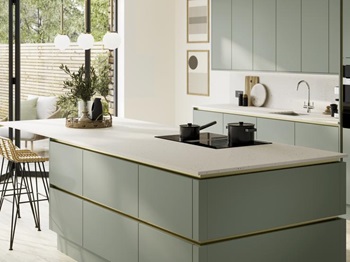 Hockley Reed Green Handless Is and With Hob Cameo