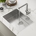 Hockley Super Matt Handleless Sandstone Sink Cameo